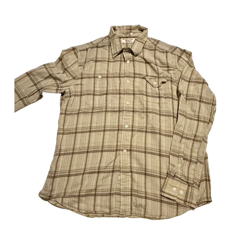 Original Penguin Mens XL Plaid Long Sleeve Shirt Vintage #90sStyle